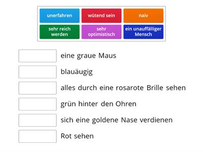 Aspekte B2.2 Kapitel 9, Modul 2 Farben und Redewendungen 