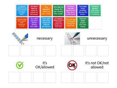 ACPB-B10-Obligation,necessity and permission - Group sort