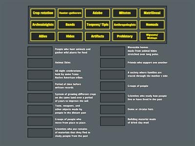 Native American Vocab