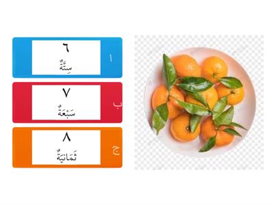 قراءة الأعداد 6 - 7 - 8 - 9 - 10