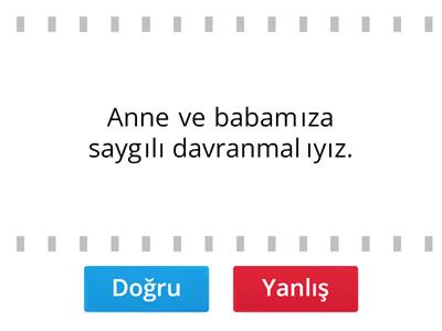 4. sınıf Din kültürü ve ahlak 3. Ünite :Güzel Ahlak