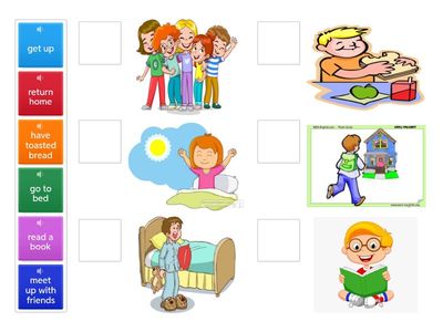  Match words with pictures