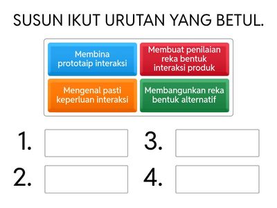 Proses reka  bentuk interaksi