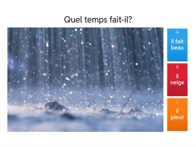 Quel temps fait-il?