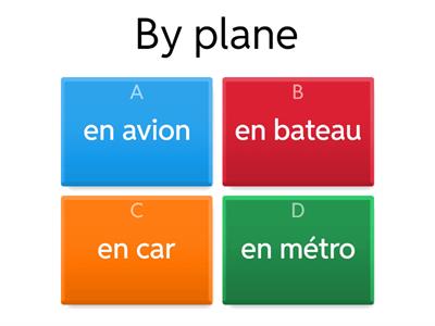 French modes of transport