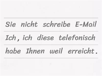 DTZ Schreiben / Reklamation