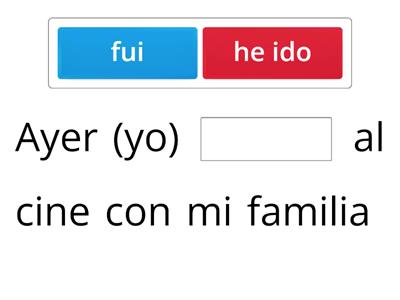 Pretérito Perfecto vs. Pretérito Indefinido