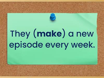 Present Simple VS Continuous.