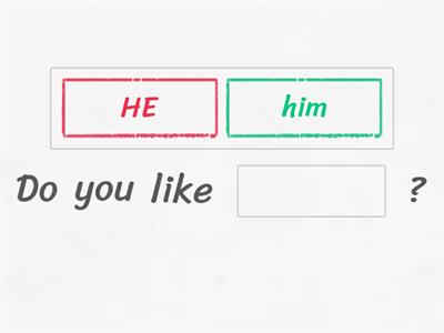 Subject & Object Pronoun easy