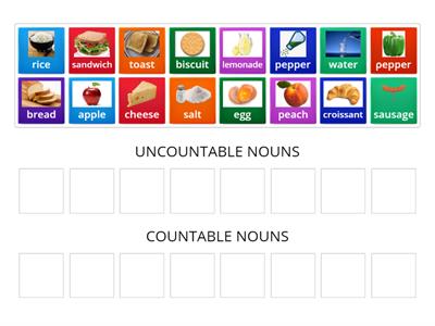 COUNTABLE NOUNS / UNCOUNTABLE NOUNS