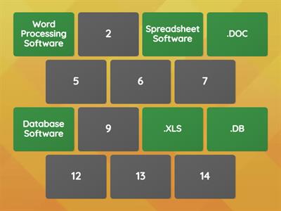 Match the file types