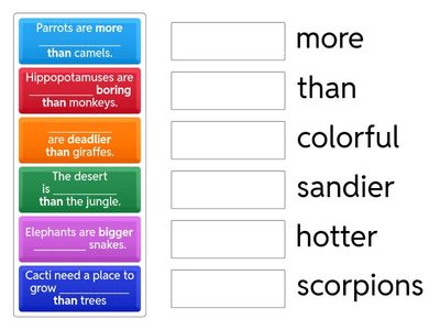 Comparative Adjectives # 1
