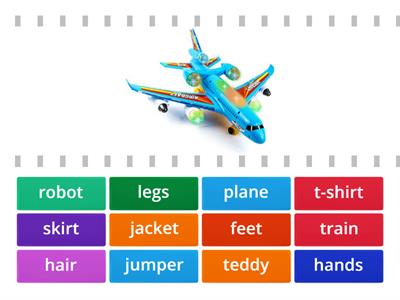 Toys, Body and Clothes - Set 1