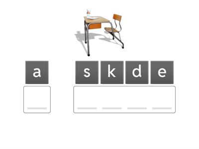 Classroom objects (Starter Unit) Gateway A1+ Anagram