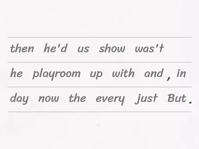 Complex Sentences from Freak the Mighty ch 1-5