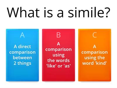 similes and metaphors