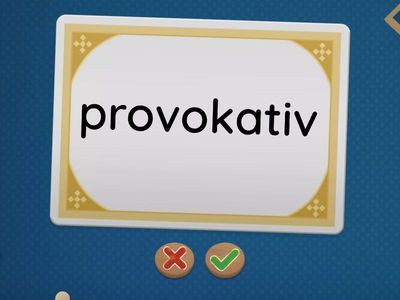 Mode: Adjektive (12)