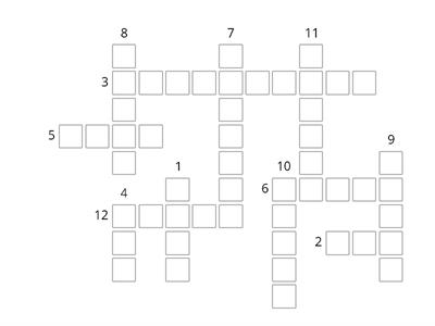 crossword past simple 3