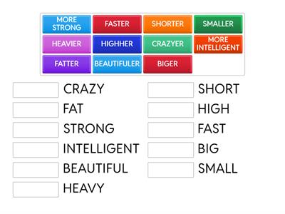  COMPARATIVES