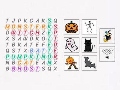 HALLOWEEN WORD SEARCH