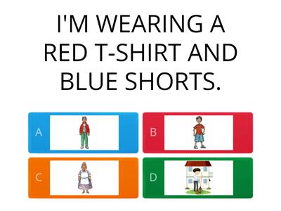 CLOTHES - Read & choose the correct option