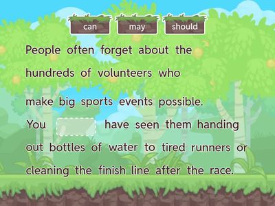 🏃‍♀️ LA5_U3_JIM-NASTICS_🏃‍♀️ The Real Helpers of the City Marathon – Grammar & Modals Quiz