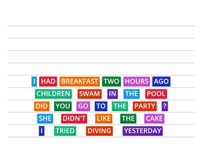 SIMPLE PAST TENSE