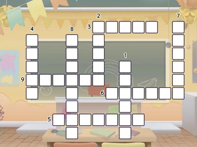 заполни кроссворд