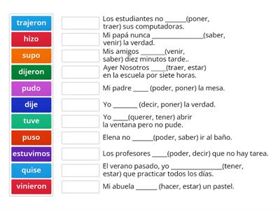 Irreg. Preterite