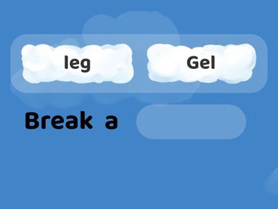 Complete the common phrases