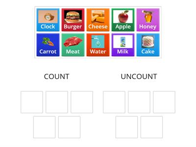 COUNT AND UNCOUNT NOUNS