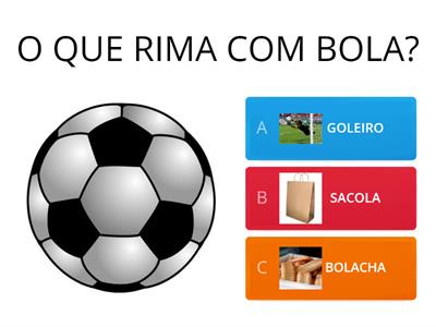 QUIZ DE RIMAS