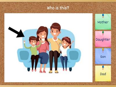 A1. Family Vocabulary - Quiz 