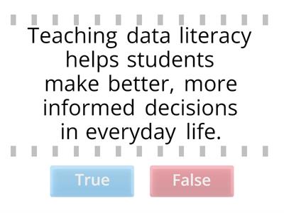 Data - True or False 