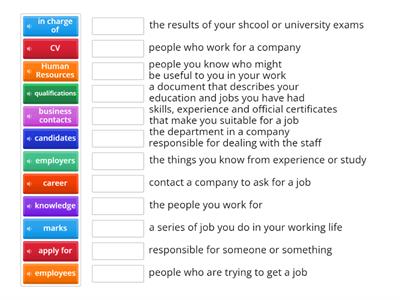 B21 2A Work vocabulary