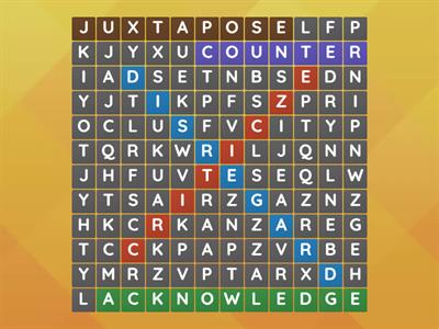 ELA RAW WORDSEARCH