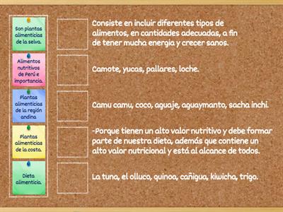 ¡ A CONOCER LAS PLANTAS NATIVAS Y NUTRITIVAS DE MI PAÍS! 4B- 