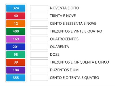 NUMERAIS POR EXTENSO