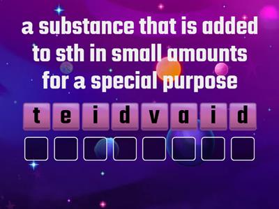 Insight pre-intermediate Unit 3 vocabulary additive - eco-friendly