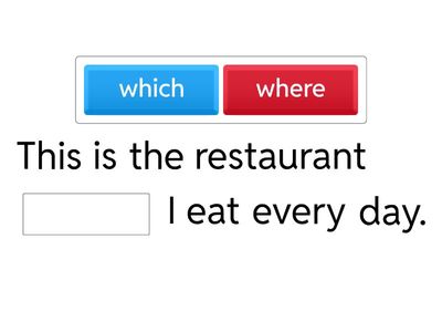  who which that where