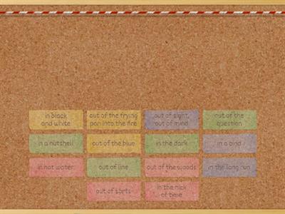 in and out idioms meanings 