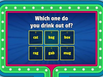 Short Vowel Game Show