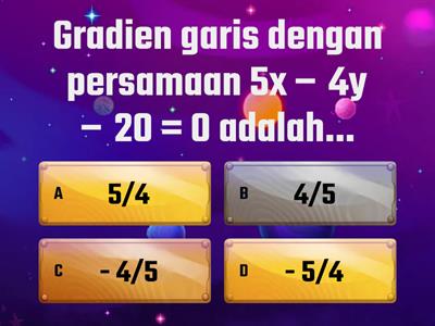 Persamaan Garis Lurus Matematika SMP Kelas VIII