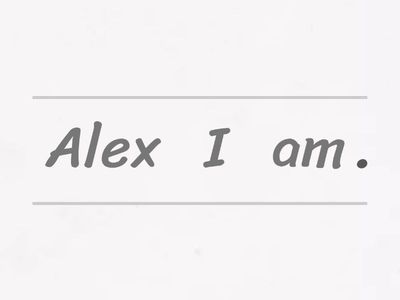 U1L6 - I am, He/ She is