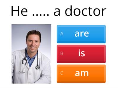 Verb 'to be' positive and negative