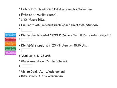 Spektrum Deutsch A1. K. 7  / Am Schalter