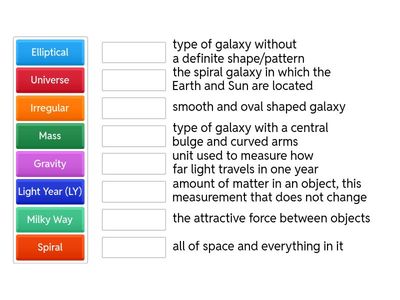 2025 Universe Vocabulary