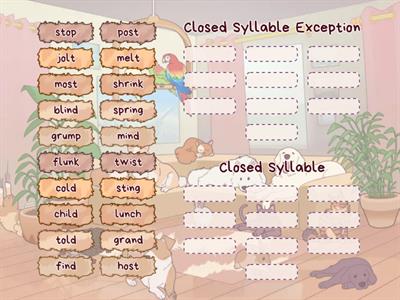 Closed Syllable or Closed Syllable Exception