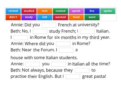 PAST SIMPLE English file