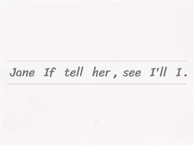 Conditional Sentence Type 1